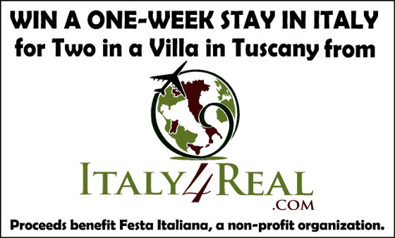 Italy4Real raffle banner